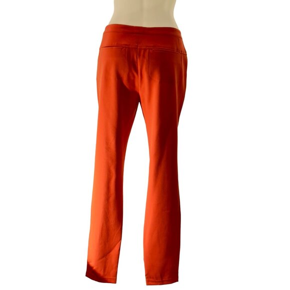 PEACE OF CLOTH Women's Red Pants Poly Blend Stretch Pockets Size 6 - Picture 10 of 11